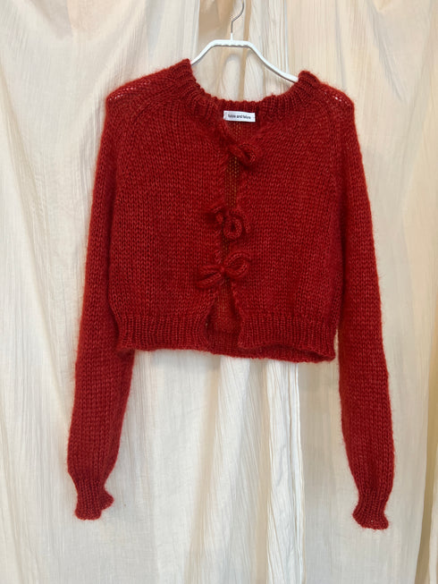 The Bowie Cardigan Tomato